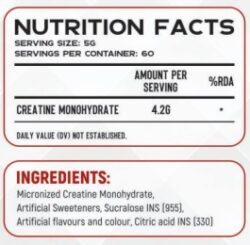 Mars Nutrition Creatine Monohydrate Micronized - Image 3