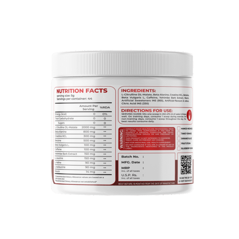 Pre Workout 220g  - Image 2