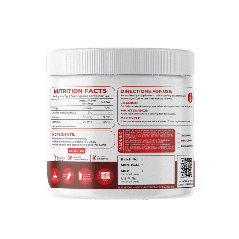 Creatine monohydrate 220g  - Image 2