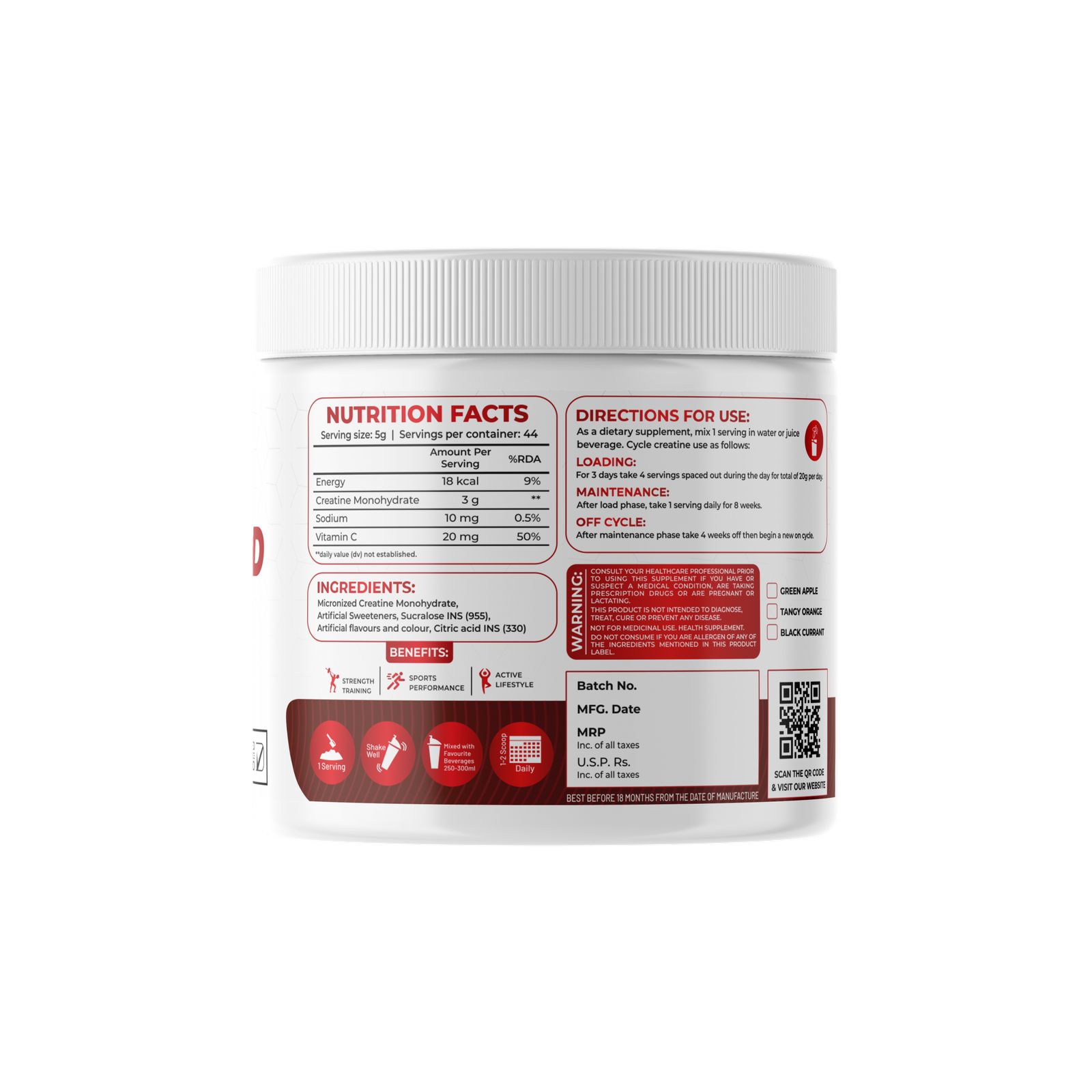 CREATINE MICRONIZED MONOHYDRATE - Image 3