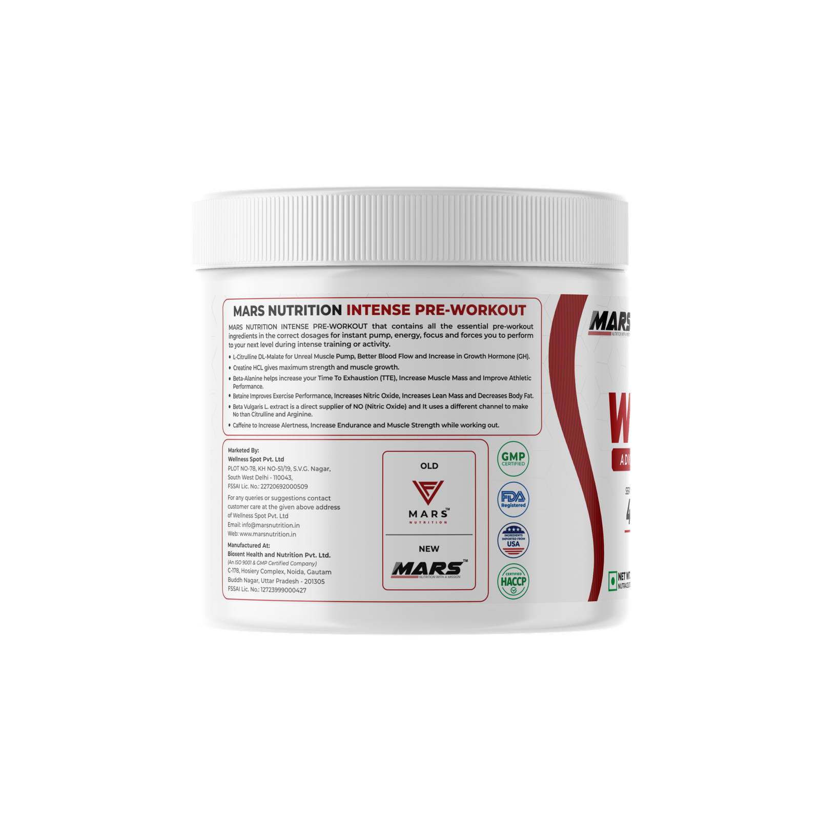 INTENSE PRE WORKOUT ADVANCED WORKOUT FORMULA - Image 3
