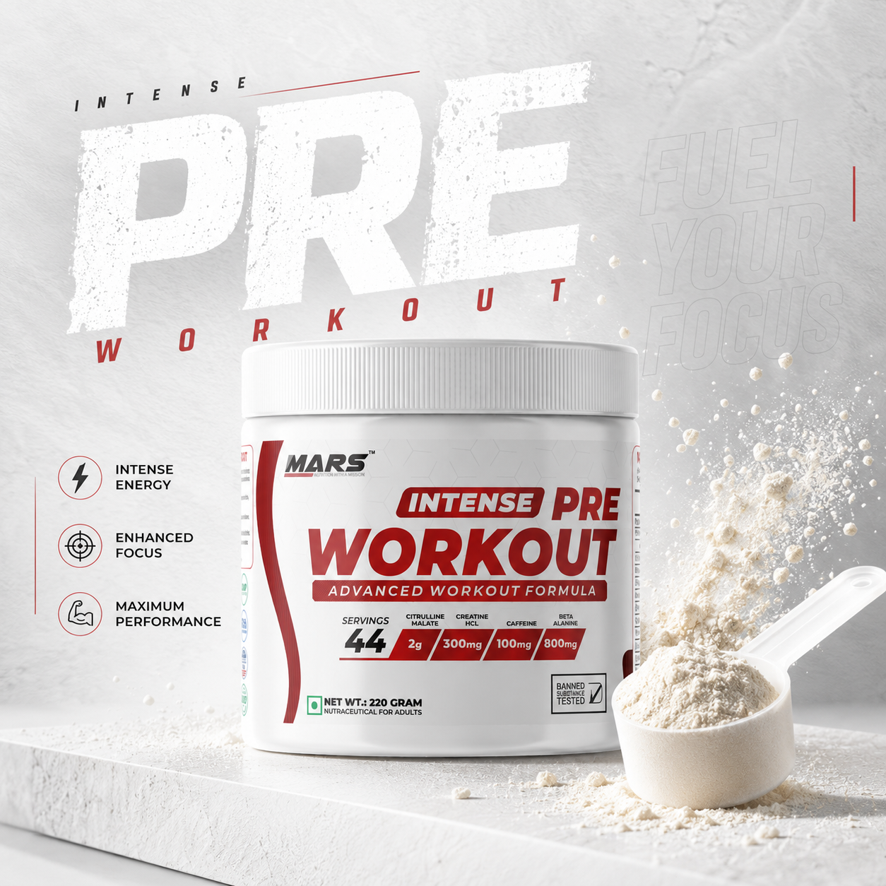 Mars Pre-Workout Intense - Master Your Potential